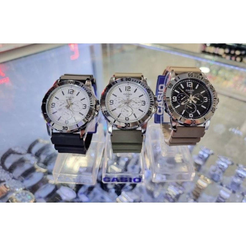 CASIO นาฬิกาข้อมือผู้ชาย รุ่น MTP-VD300-7B ,MTP-VD300-3B,MTP-VD300-5B

