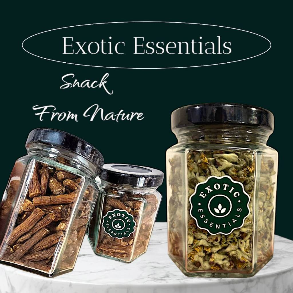ร้านโทโมะ 💕 Exotic Essentials สแนคธรรมชาติ  ดอกแอปเปิ้ล อบแห้ง รากแดน  เหมาะสำหรับ สัตว์กินพืชทุกชนิ