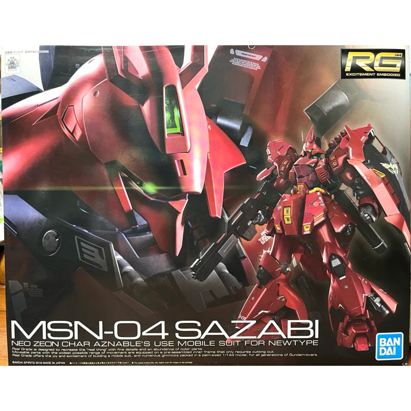 กันพลา RG 1/144 MSN-04 SAZABI พร้อมส่ง