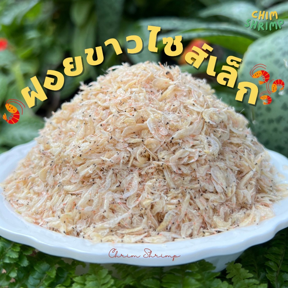 ล็อตใหม่เข้าแล้ว!!🦞กุ้งฝอยขาวไซส์เล็ก แบ่งขาย 1Kg || CHIM SHRIMP