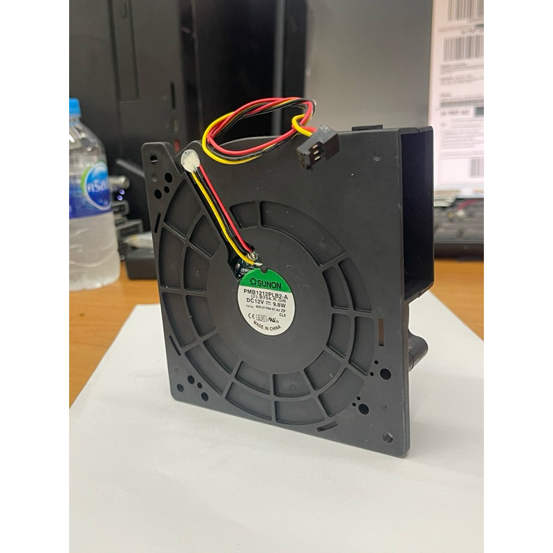 PMB1212PLB2-A DC12V 9.8W ขนาด120x120x32mm 4.5นิ้ว(3สาย) ของถอดจากเครื่องค่ะ ใช้ได้ปกติ(FS1012671)