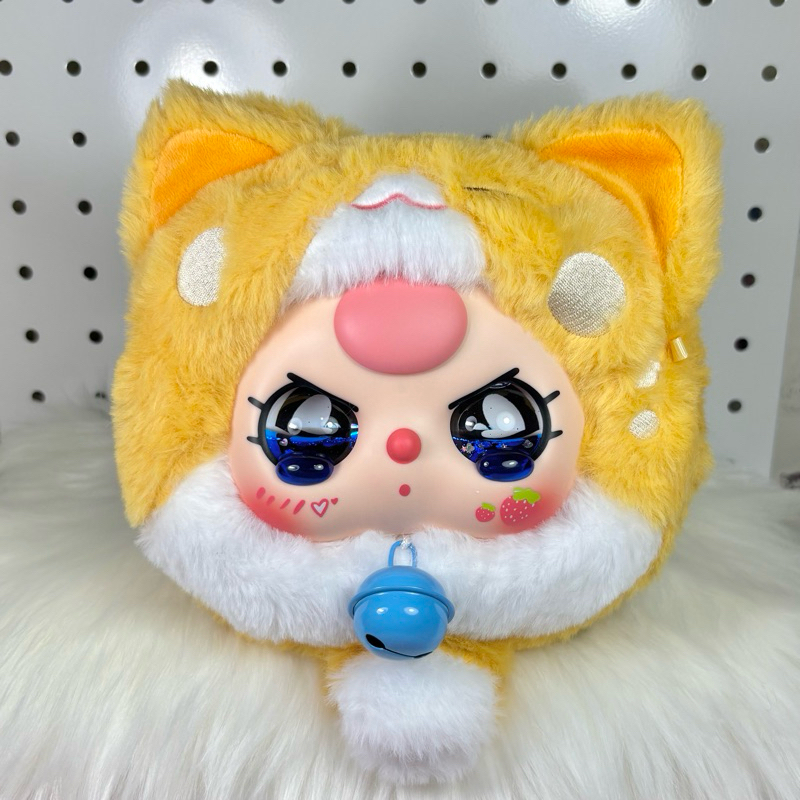 พร้อมส่ง (ใช้โค้ดลด 30% ได้) Baby three Lucky Cat ตุ๊กตาแมวนำโชคแบบมีซิป เลือกตัวได้ น่ารักมาก
