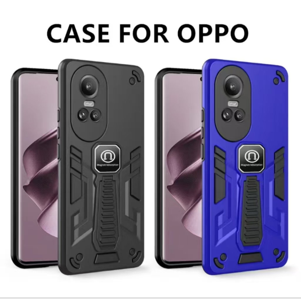 เคสกันกระแทก ขาตั้ง สำหรับ Oppo Reno10 Pro Reno11F 12F รูปที่ 2