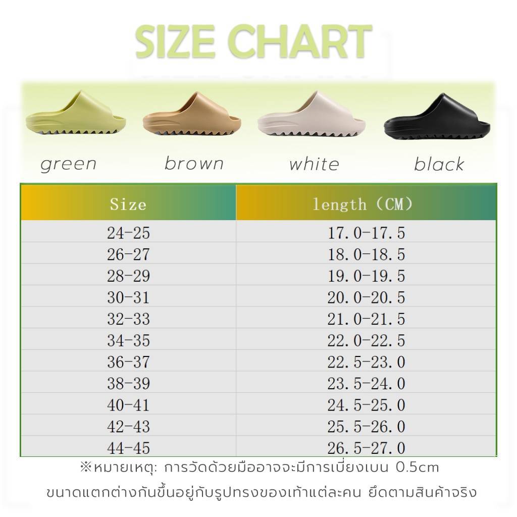 Light Land ผู้ชายรองเท้าแตะนุ่มสบายแฟชั่นเกาหลีรองเท้าแตะหลายสีให้เลือก 24-45 ขนาดคุณภาพสูง 121001