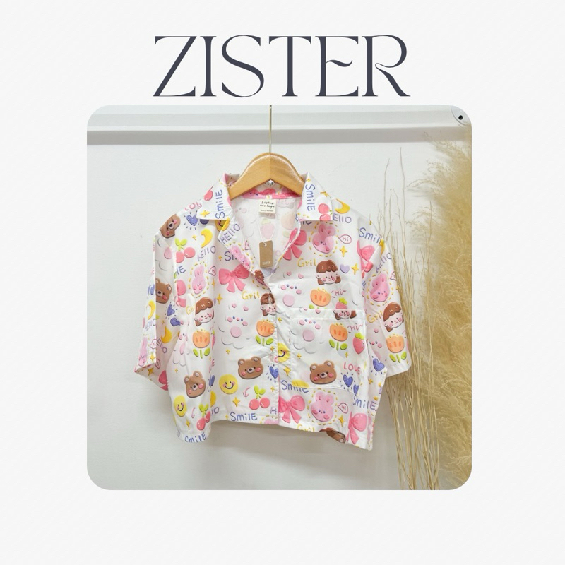 ZISTER | KATE001 เสื้อคอปกพิมพ์ลาย คุณภาพดี อกได้ถึง 44 นิ้ว พร้อมส่ง 19 ลาย