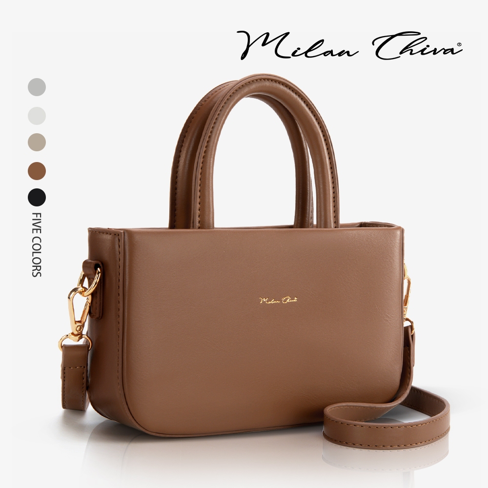 Milan Chiva รุ่น Hand Bag กระเป๋าถือ กระเป๋าสะพายข้าง คล้องมือ หนัง PU ใบเล็ก สำหรับผู้หญิง