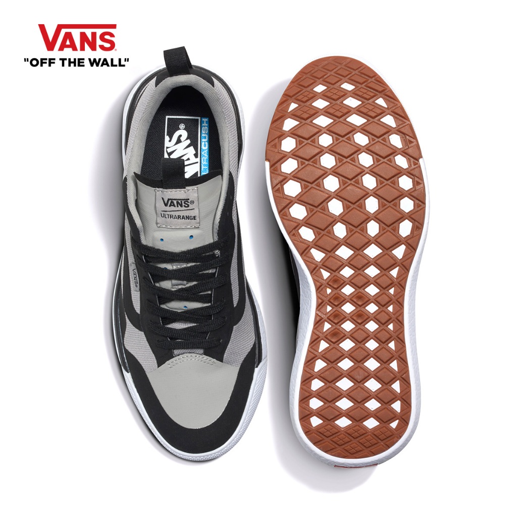 VANS ULTRARANGE EXO - ATHLETIC GREY/BLACK  รองเท้า ผ้าใบ ผู้ชาย ผู้หญิง