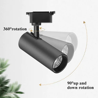 สไตล์ใหม่ Track Light 50W 40W 30W 20W ไฟแทรคไลท์ ไฟราง Led เพดานสปอตไลท์ขนาดเติดผนังร้านขายเสื้อผ้าเชิงพาณิชย์ทางเดิน