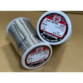 ตะกั่วบัดกรี ขนาด 2 มม. น้ำหนัก 1 ปอนด์ ฉลาก Ultracore