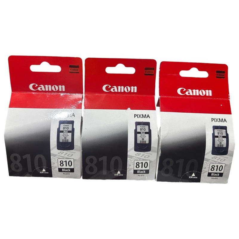 Canon ตลับหมึกอิงค์เจ็ท รุ่น PG-810 BK 3 ตลับ (สีดำ) ของเเท้100%