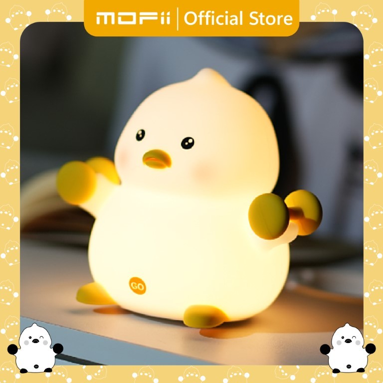 [ของแท้ รับประกันศูนย์ไทย]MOFii โคมไฟน่ารัก FIGHTING DUCK ออกกำลังกายสู้ตาย ปรับระดับแสงตั้งเวลาได้
