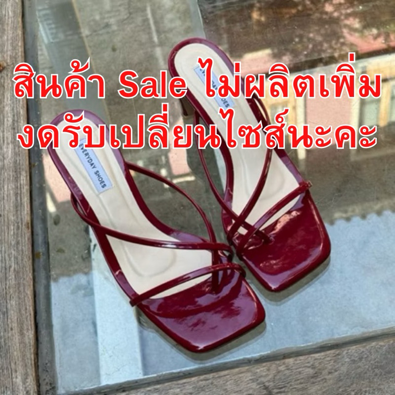 สินค้าSale งดรับเปลี่ยนไซส์นะคะ CANDY สีใหม่แดงเชอรี่ ส้น 2.5 นิ้ว พร้อมส่งค่ะ