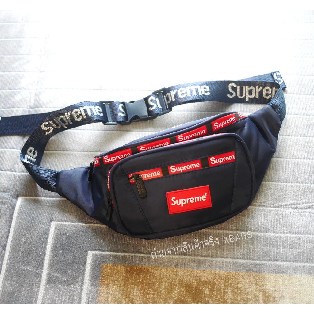 SUP waistpouch คาดเอว/คาดอก ซิปหุ้มกันน้ำสกรีนลาย ผ้าด้าน ผ้าร่ม สายทอโลโก้