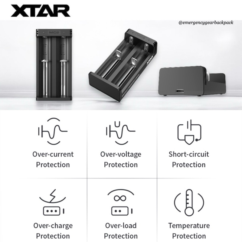 XTAR MC2 New - Smart Battery Charger