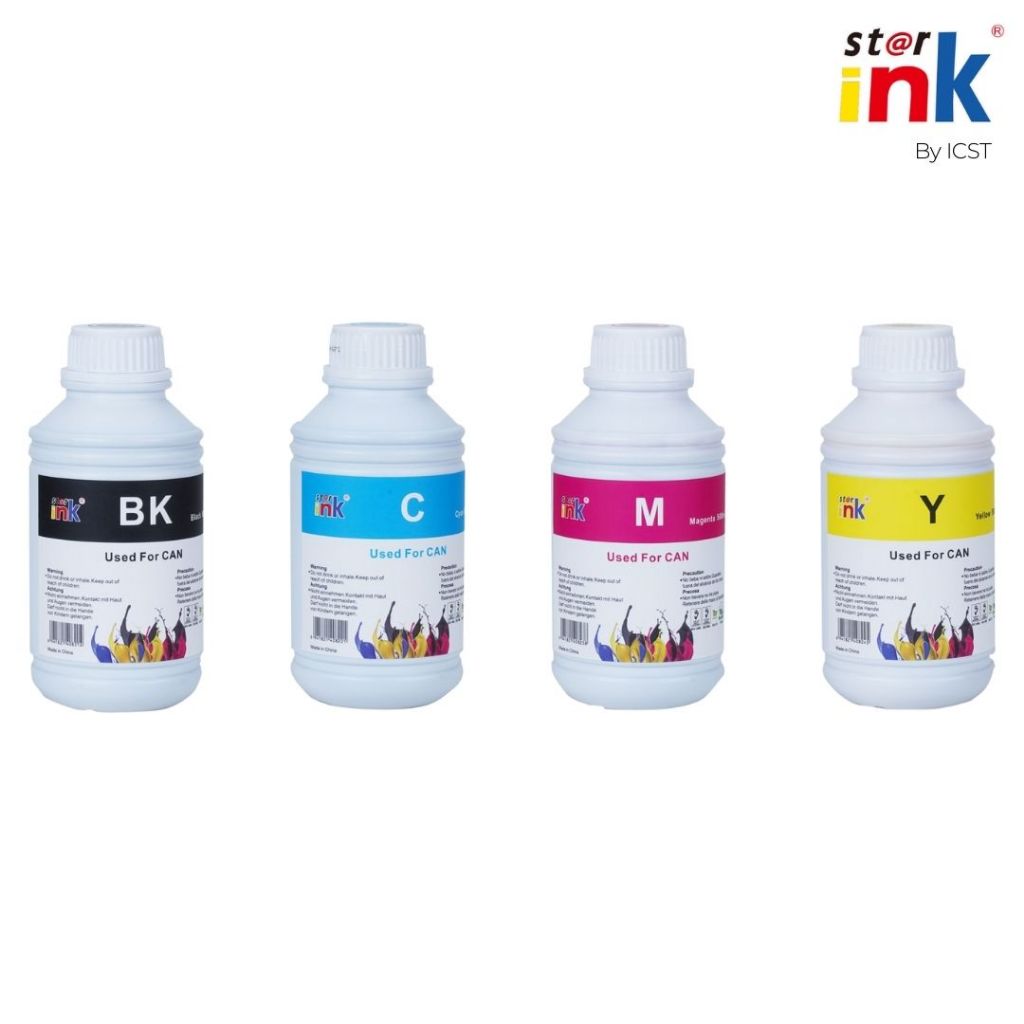 StarInk หมึกเติม GI-790 เครื่องปริ้น Canon G1010, G2000, G2002, G2010, G3000, G3010, G4000, (500ml.)