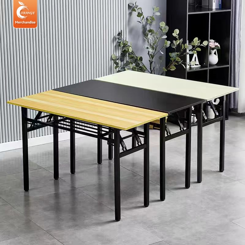 120/100/80cm โต๊ะพับ แบริ่งน้ำหนัก 200kg โต๊ะทํางาน พับได้ไม่ต้องประกอบ Folding Table