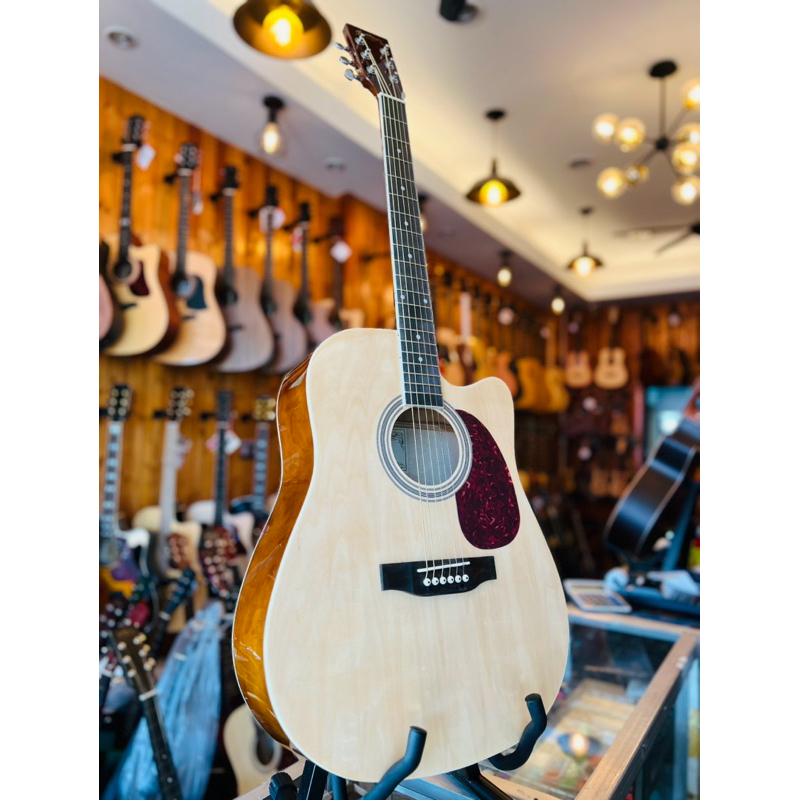 กีต้าร์โปร่ง #MARTIN lee  ES41 ทรง  dreadnought with cutaway #41นิ้วงานเคลือบเงากรอส งานมาใหม่จร้า