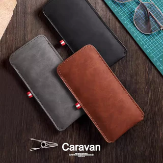 Caravan Crew Glasses bag เคสใส่แว่น ซองหนังใส่แว่น เคสหนัง ฝาปิด กล่องแว่น