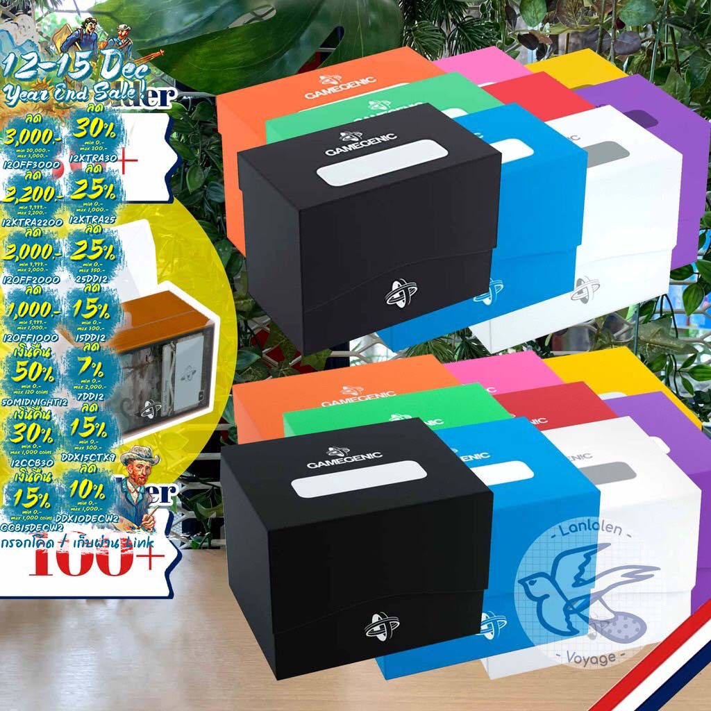 [สินค้าขายดี] GAMEGENIC SIDE HOLDER 80+ / 100+ XL กล่องใส่การ์ดสะสม การ์ดไอดอล [Accessories for Boardgame]
