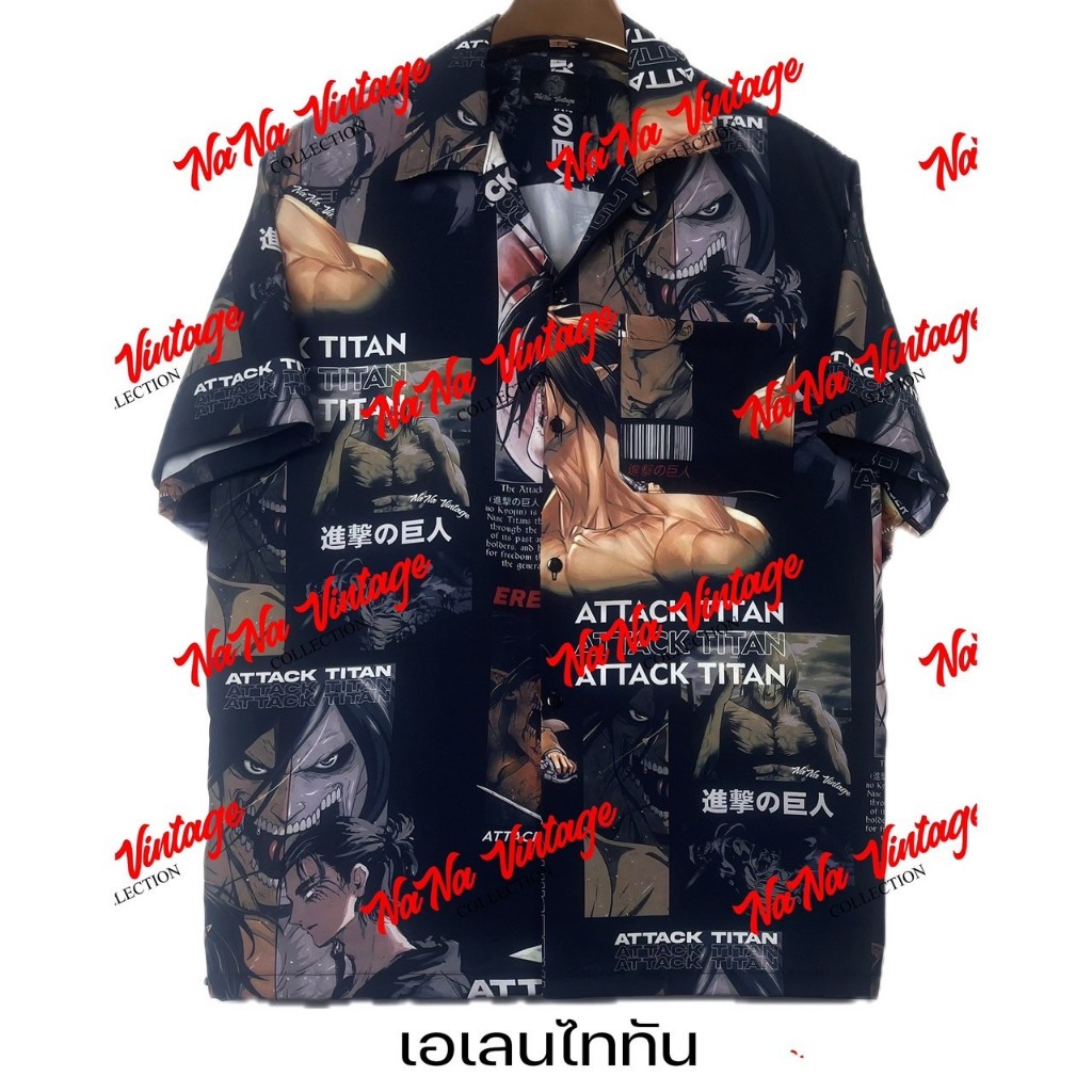 #7 เสื้อเชิ้ตฮาวาย เสื้อเชิ้ตผ้าไหมอิตาลี่ พิมพ์ลายดิจิตอล
