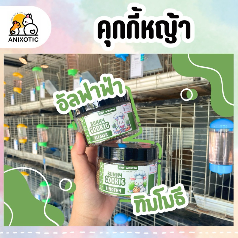 คุ้กกี้หญ้า คุกกี้กระต่าย คุกกี้ทิมโมธี คุกกี้อัลฟาฟ่า