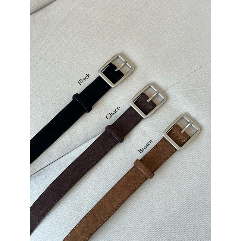 Thesummernade : Suede belt เข็มขัดหนังกลับ