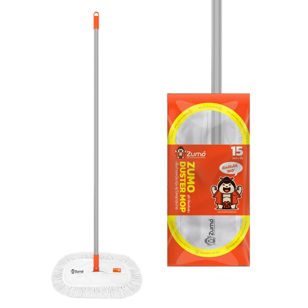 ม็อบซูโม่ดันฝุ่น 15 นิ้ว  ( Zumo Duster Mop 15 inch )
