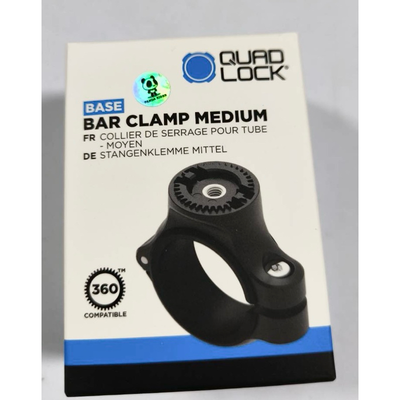 Quad Lock 360 Base - Bar Clamp ที่ยึดโทรศัพท์มอเตอร์ไซค์ quad lock
