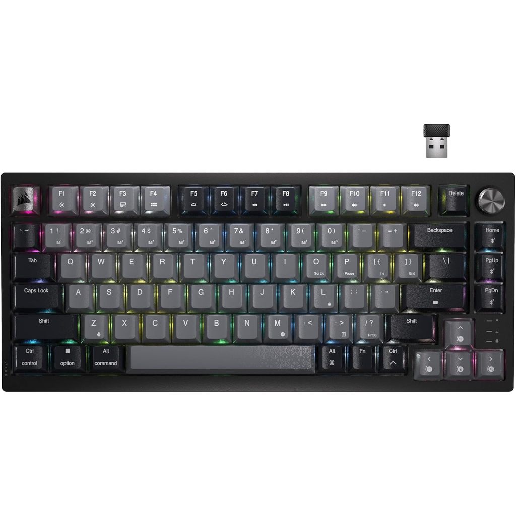 CORSAIR GAMING K/B K65 PLUS WIRELESS [US] : CH-91D441F-NA -ของแท้ 2 ปี