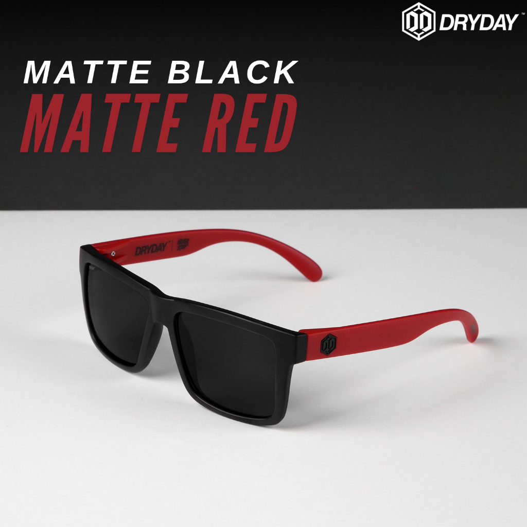 DRYDAY MATTE BLACK - MATTE RED