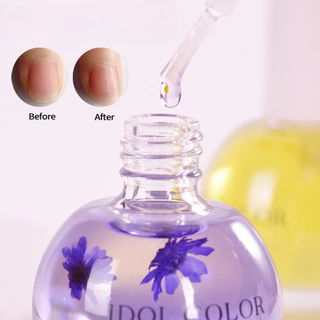IDOL COLOR ออยบำรุงเล็บ กลิ่นดอกไม้ มี 2 ปริมาณ 15ml กับ 27.3ml น้ำมันบำรุงจมูกเล็บ