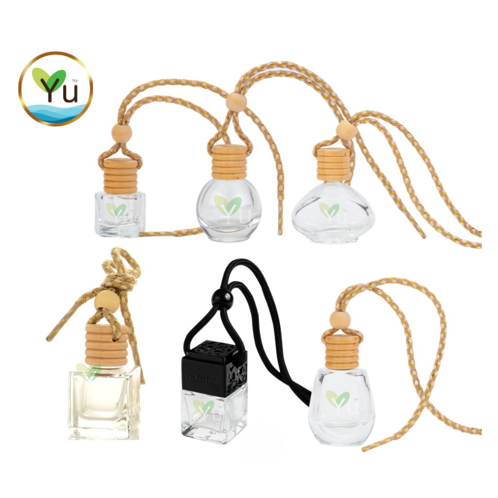 🌟 ขวดน้ำหอมแบบแขวน ขวดน้ำหอมในรถยนต์ พร้อมสายแขวน น้ำหอมปรับอากาศ ขวดเปล่าน้ำหอมในรถยนต์  Car Diffuser Perfume Bottles