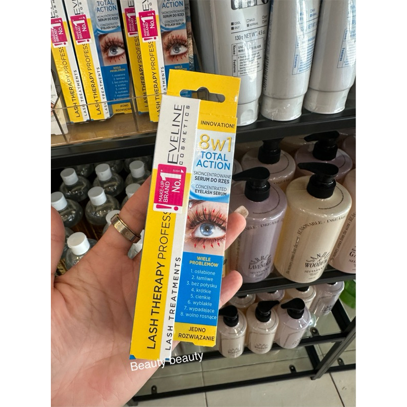 Eveline Cosmetics 8w1 Total Action Lash Treatments 10ml.