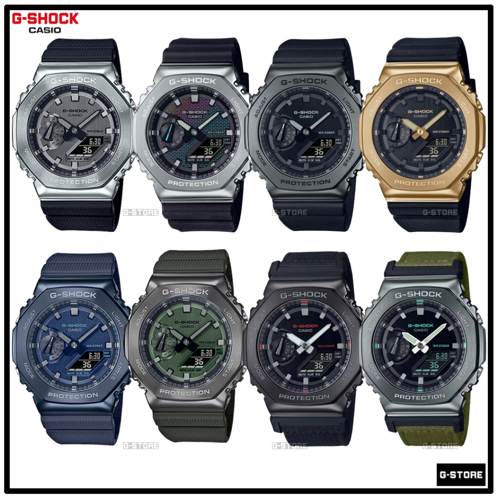 G-SHOCK รุ่น GM-2100-1 / GM-2100RW / GM-2100BB ของแท้ รับประกัน 1 ปี GM2100 GM-2100 GM-2100CB