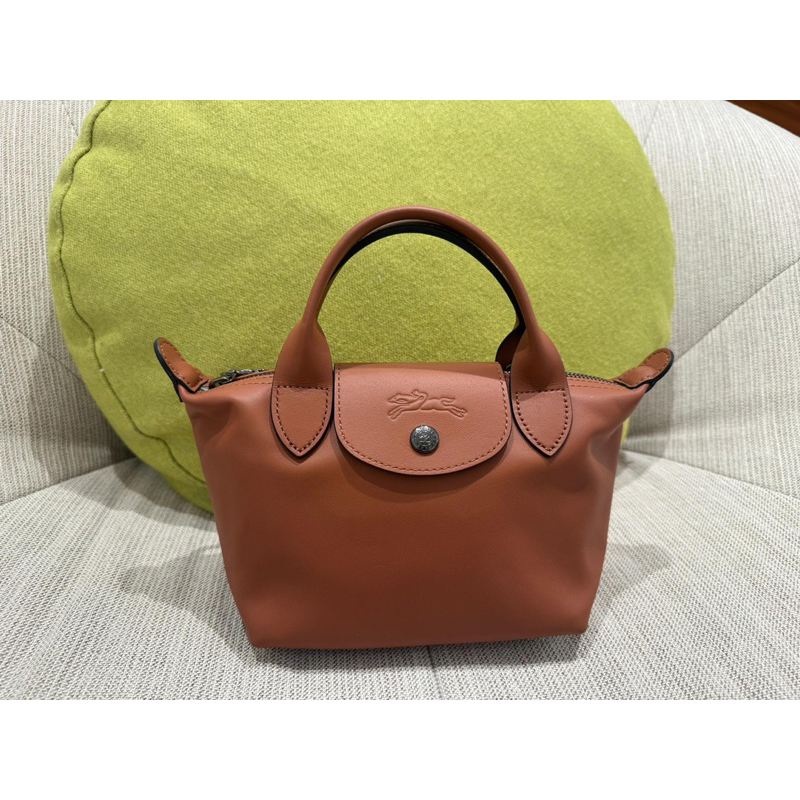 พร้อมส่ง LONGCHAMP LE PLIAGE XTRA TOP HANDLE BAG สีน้ำตาล COGNAC