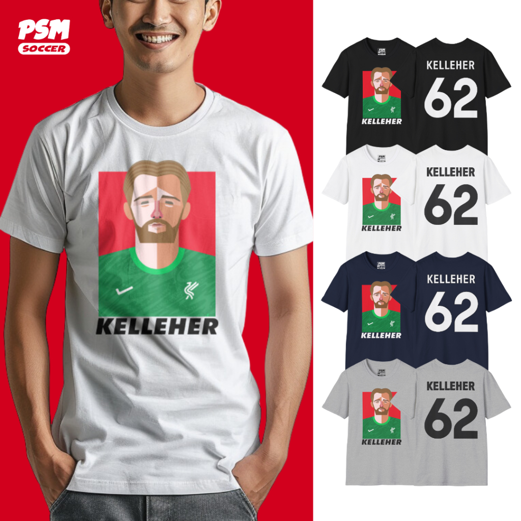 PSM เสื้อยืดลายนักฟุตบอล Caoimhin Kelleher