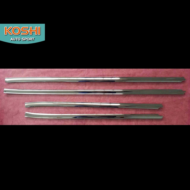 Lekone คิ้วขอบกระจกชุบโครเมี่ยม Toyota Vigo 2008-champ 4 ประตู (4ชิ้น)