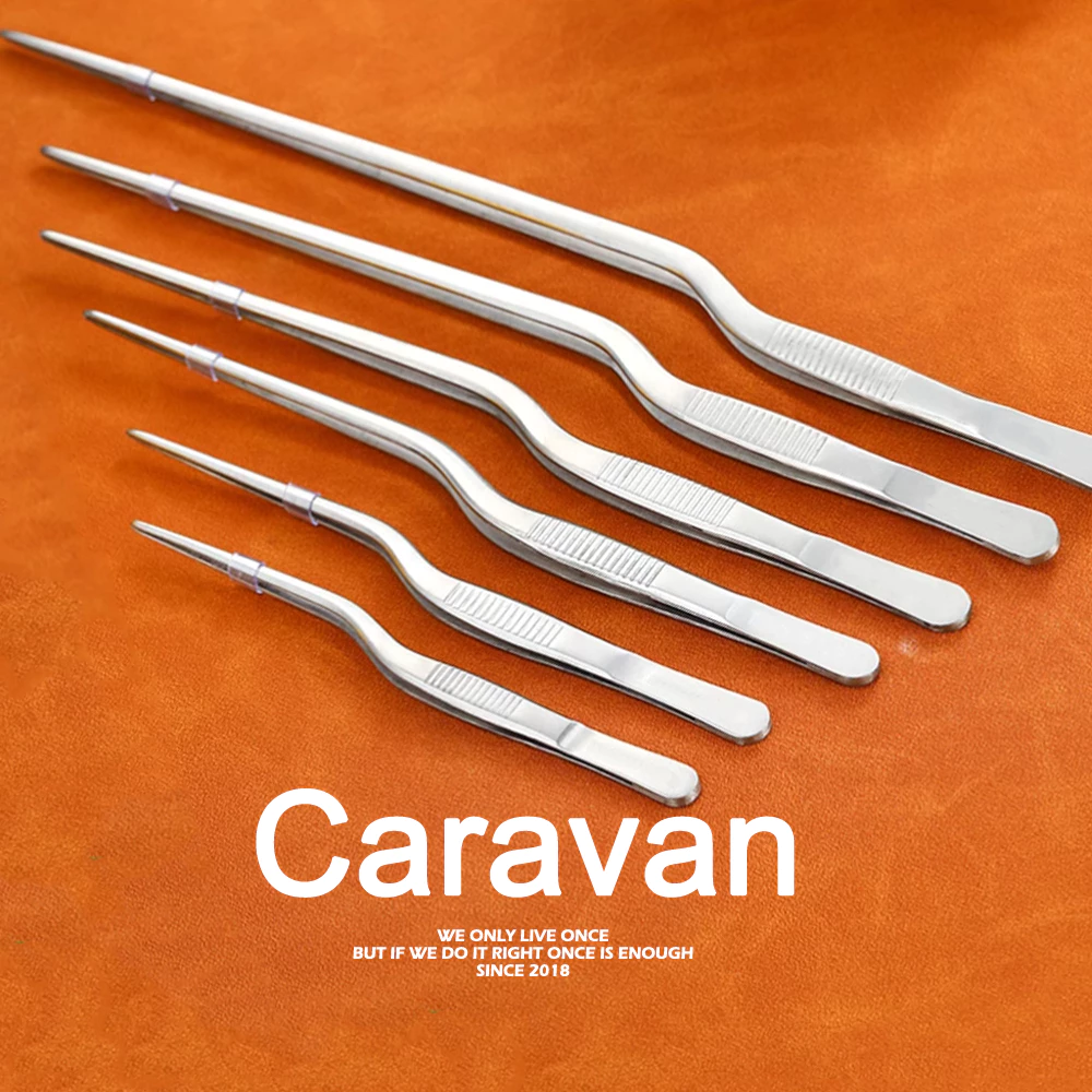 Caravan Crew Tweezer chef Culinary Tweezers ที่คีบแต่งจานอาหาร ฟอเซป