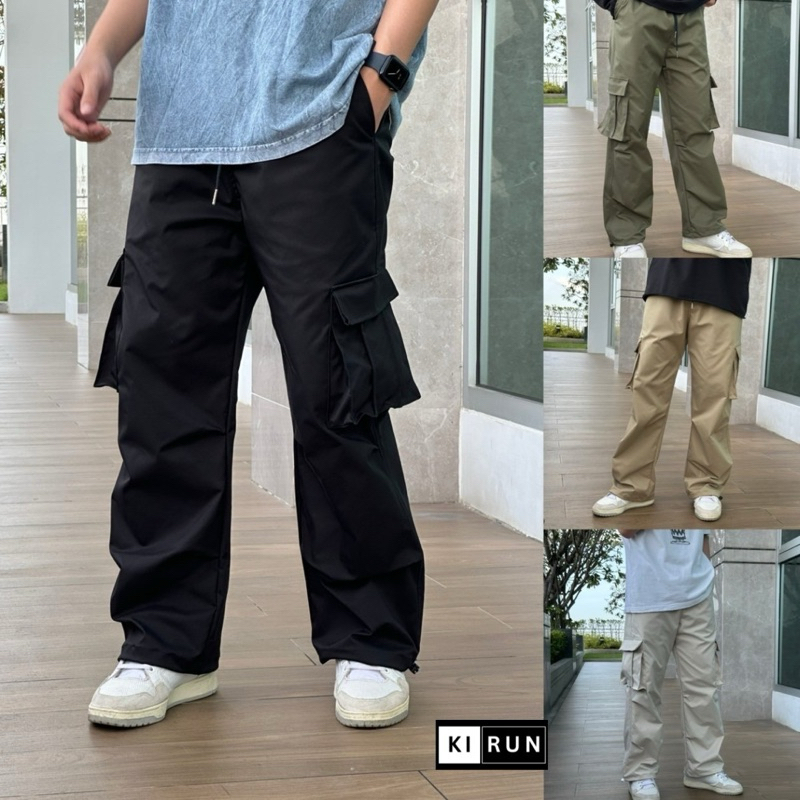 กางเกงขายาว คาโก้ ผ้าหนา ยืด อยู่ทรง ไม่ยับง่าย ใส่สบาย (cotton spandex) size S M L สินค้าผลิตโรงงานไทย