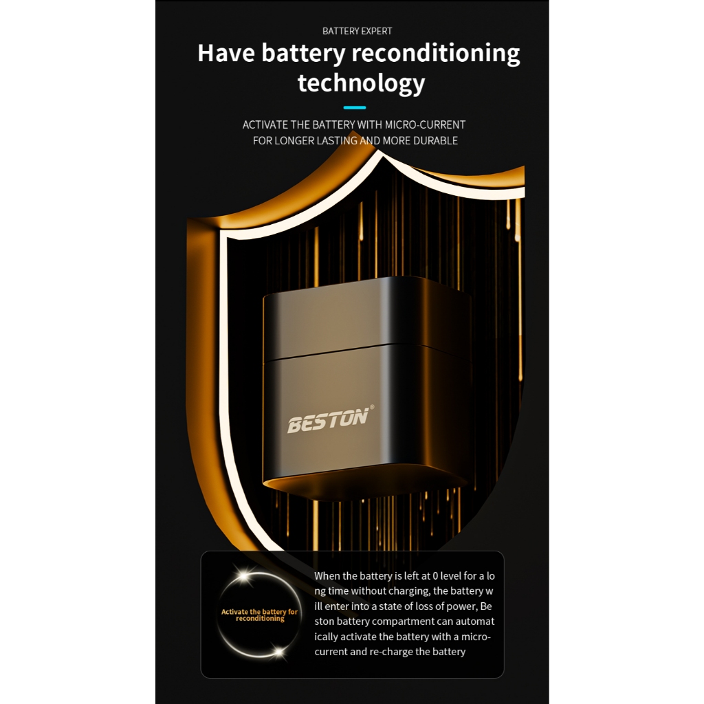 Beston M7036 1.5V Charger For AA Li-ion Battery เครื่องชาร์จถ่าน AA  8 ก้อนที่มีคุณภาพสูง