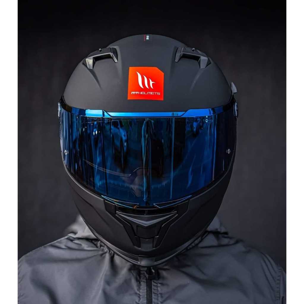 หมวกกันน็อคMT BRAKER SV สีดำด้าน-ดำเงา