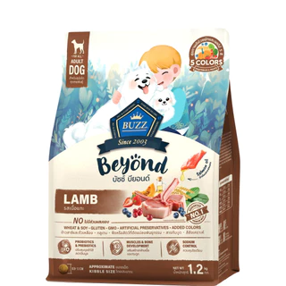 [สินค้าขายดี] Buzz Beyond - อาหารสุนัข บัซซ์ บียอนด์ กลูเตนฟรี สำหรับสุนัขโต ทุกสายพันธุ์ x 1-1.2 kg