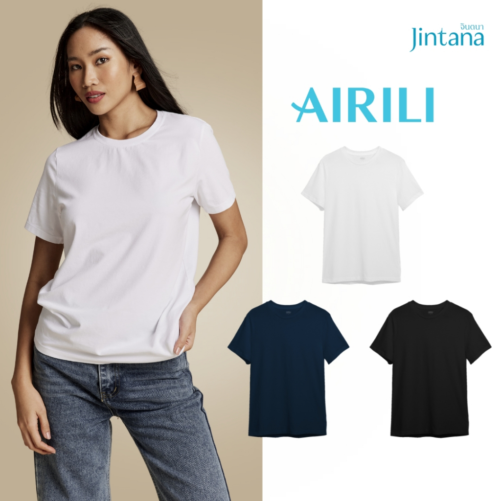 Jintana เสื้อยืดคอกลม Airili (คอกลม) รหัส JCP008