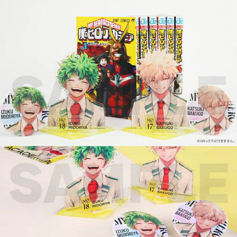 🚀สินค้าแลกซื้อ Jump✨เลือกสินค้าด้านใน Weekly Shonen Jump Giga Saikyo ジャンプ My Hero Academia Acrylic S