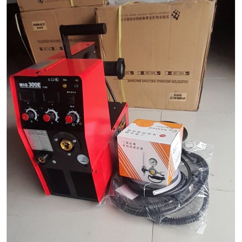 ตู้เชื่อมco2 mig300ไฟ220v15kg