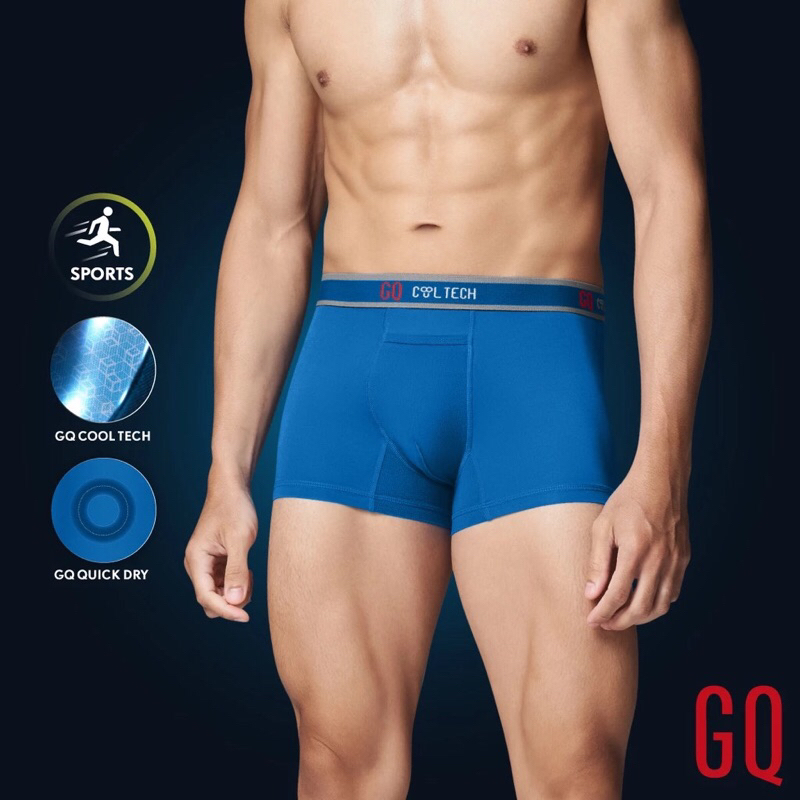 GQ Cool Tech™ กางเกงในไข่เย็น รุ่น All-Day Secure และรุ่น Sports ทรง Trunks / รุ่น New Normal ทรง Bikini / รุ่น GQ Easy