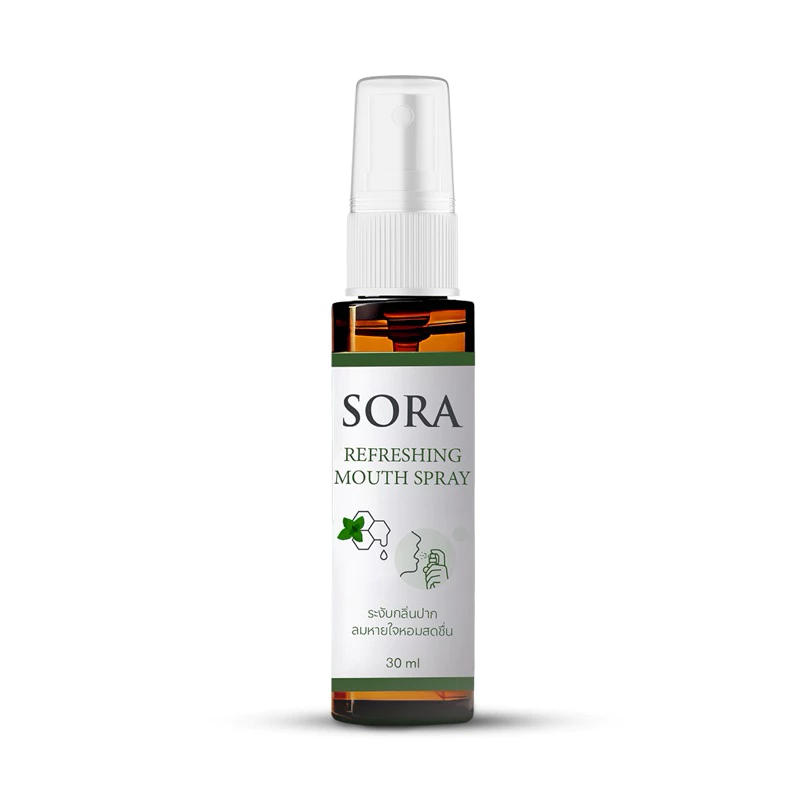 สเปรย์ดับกลิ่นปากเหม็น Sora 3นวัตกรรม ดับกลิ่น ฆ่าเชื้อ ให้ความสดชื่น