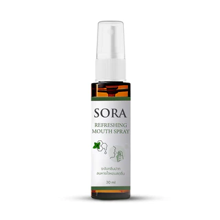 สเปรย์ดับกลิ่นปากเหม็น Sora 3นวัตกรรม ดับกลิ่น ฆ่าเชื้อ ให้ความสดชื่น