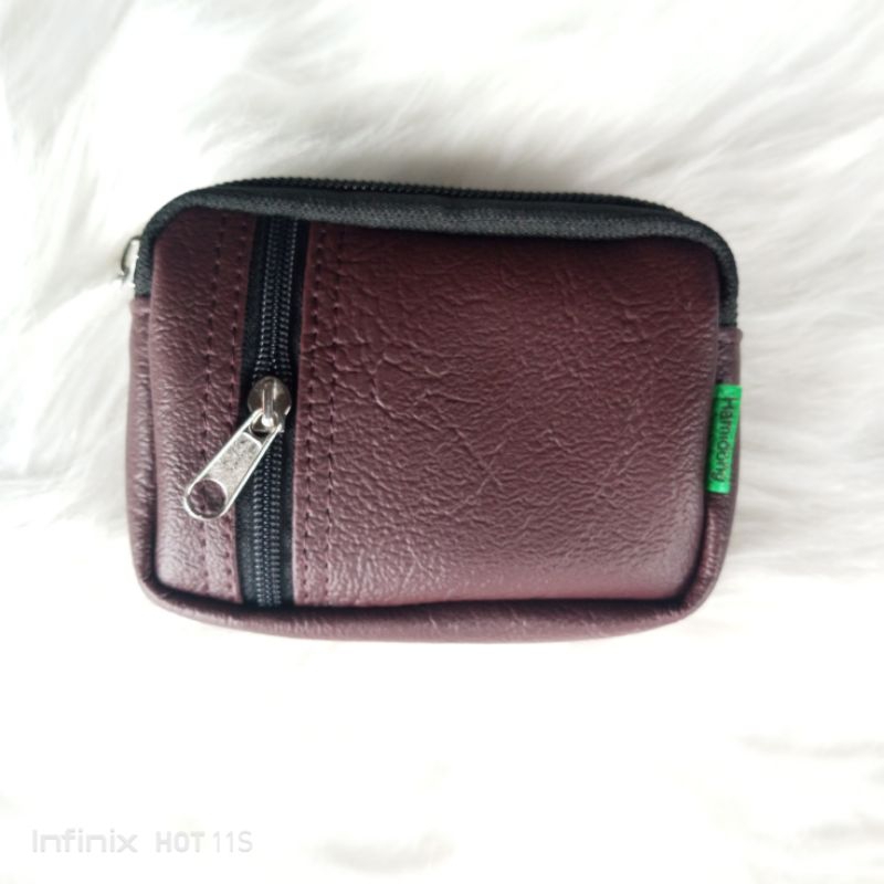 A0037กระเป๋าใส่ใบจากและยาเสนที่ใส่เหรียญกระเป๋าที่ใส่การ์ด