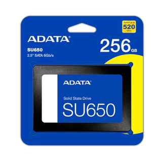 ADATA (เอสเอสดี) SSD SATA รุ่น SU650 R520MB/W450MB 240GB/256GB/512GB - (ADT-SU650SS)